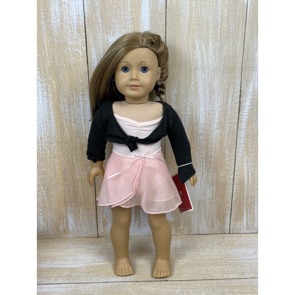 American Girl Just Like You Doll #27 Blond Hair Blue Eyes Earrings